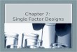 Chapter 7: Single Factor Designs. Exam I Results