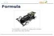 FormulaBot is racing car using servo motor as a steering yoke system Formula
