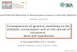 AAVPT - 2010 - 1 Consequences of generics marketing on the antibiotic consumption and on the spread of resistance: facts and hypotheses A. Bousquet-Mélou