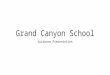 Grand Canyon School Guidance Presentation. Honor Roll and Principal’s List Honor Roll: students who earn between 3.25 and 3.75 unweighted GPA each quarter