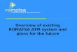 Overview of existing ROMATSA ATM system and plans for the future