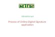 Process of Online Digital Signature application SifySafeScrypt