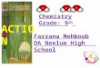 Chemistry Grade: 9 th Farzana Mehboob DA Neelum High School ACTION PLAN