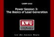 CAMP 4:4:3 Power Session 3: The Basics of Lead Generation