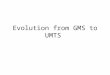 Evolution from GMS to UMTS. GSM Network Architecture A GSM network is made up of multiple components and interfaces that facilitate sending and receiving