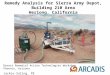 Remedy Analysis for Sierra Army Depot, Building 210 Area Herlong, California Desert Remedial Action Technologies Workshop Phoenix, Arizona Jackie Saling,