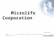 Page 1  2011 all rights reserved - no copy and distribution without permission! Microlife Corporation 2011.03.14