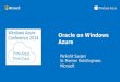 Windows Azure Conference 2014 Oracle on Windows Azure