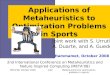 Metaheuristics for optimization problems in sports META’08, October 2008 1/92 Celso C. Ribeiro Joint work with S. Urrutia, A. Duarte, and A. Guedes 2nd