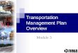 Transportation Management Plan Overview Module 3