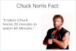 Chuck Norris Fact: “It takes Chuck Norris 20 minutes to watch 60 Minutes.”