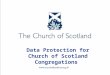 Data Protection for Church of Scotland Congregations