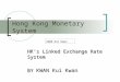 Hong Kong Monetary System HK’s Linked Exchange Rate System BY KWAN Kui Kwan KWAN Kui Kwan