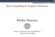 Data Sampling & Nyquist Theorem Richa Sharma Dept. of Physics And Astrophysics University of Delhi