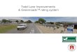Todd Lane Improvements & Greenroads™ rating system