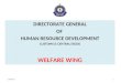 DIRECTORATE GENERAL OF HUMAN RESOURCE DEVELOPMENT CUSTOMS & CENTRAL EXCISE WELFARE WING 8/19/20151