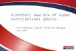 A(nother) new era of super contributions advice Tim Sanderson– Senior Technical Manager June 2013