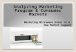 Marketing Microwave Ovens to a New Market Segment Analyzing Marketing Program & Consumer Markets