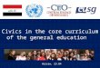 Civics in the core curriculum of the general education Warsaw, 23.04