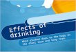 Effects of drinking. What alcohol does to the body in the short term and long term