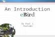 An Introduction to By Paul J. Hurtado. Talk Overview What is eBird? Navigating the eBird website: − Exploring the data − Contributing and organizing your