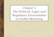 © 2005 Prentice Hall5-1 Chapter 5 The Political, Legal, and Regulatory Environments of Global Marketing
