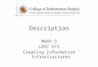Description Week 5 LBSC 671 Creating Information Infrastructures