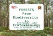 FORESTS From Biodiversity to Ecotoxicology Professor John O’Halloran School of Biological, Earth & Environmental Sciences & Environmental Research Institute