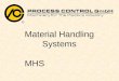 Material Handling Systems MHS. 2 Material Handling Systems (MHS) Material handling systems are an important part of an extrusion line. Their job is to