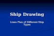 Ship Drawing Lines Plan of Different Ship Types. Ship Types & Hull Forms Ships can be Classified by their usage into: Ships can be Classified by their