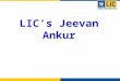 LIC’s Jeevan Ankur. LIC’s Jeevan Ankur Features A must plan for all parents. Parent is the Life Assured, child is the Beneficiary. Death Benefit = Sum