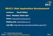 Slide 1 EE417: Web Application Development Lecturer: David Molloy Time: Mondays 10am-1pm Notes: ://ee417.eeng.dcu.ie Mailing