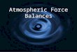 Atmospheric Force Balances. QUIZ ! Newton’s Laws of motion G 1. Every object in a state of uniform motion tends to remain in that state of motion unless