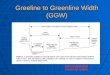 Greeline to Greenline Width (GGW) Non vegetated Channel width
