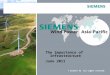 © Siemens AG All rights reserved. The importance of infrastructure June 2011