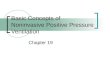 Basic Concepts of Noninvasive Positive Pressure Ventilation Chapter 19