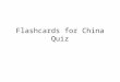Flashcards for China Quiz. He was one of the Qin leaders. He formed a strong central government
