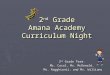 2 nd Grade Amana Academy Curriculum Night 2 nd Grade Team: Ms. Casal, Ms. McDonald, Ms. Ragghianti, and Ms. Williams
