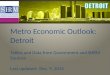 Metro Economic Outlook: Detroit Tables and Data from Government and SHRM Sources Last updated: Dec. 9, 2014