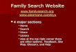 Family Search Website       4 major