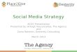 Social Media Strategy ACGC Presentation Presented by: Arleigh Vasconcellos, The Agency And Gena Rotstein, Dexterity Consulting March 2013