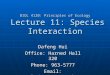 BIOL 4120: Principles of Ecology Lecture 11: Species Interaction Dafeng Hui Office: Harned Hall 320 Phone: 963-5777 Email: dhui@tnstate.edu