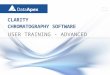 P008/60A 11.6.2015 CLARITY CHROMATOGRAPHY SOFTWARE USER TRAINING - ADVANCED