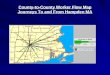 County-to-County Worker Flow Map Journeys To and From Hampden MA