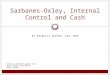 CPA, MBA BY RACHELLE AGATHA, CPA, MBA Sarbanes-Oxley, Internal Control and Cash Slides by Rachelle Agatha, CPA, with excerpts from Warren, Reeve, Duchac