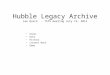 Hubble Legacy Archive Lee Quick - TIPS meeting July 19, 2012 Goals Data History Current Work Demo