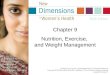 Chapter 9 Nutrition, Exercise, and Weight Management