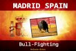 M ADRID S PAIN Bull-Fighting Melanie Otten. The 3 stages Stage 1: Third of Lances Stage 2: Third of Flags Stage 3: Third of Death