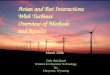 March 2008 Dale Strickland Western EcoSystems Technology, Inc. Cheyenne, Wyoming Avian and Bat Interactions With Turbines Overview of Methods and Results