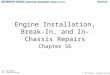 © 2012 Delmar, Cengage Learning Engine Installation, Break-In, and In-Chassis Repairs Chapter 56
